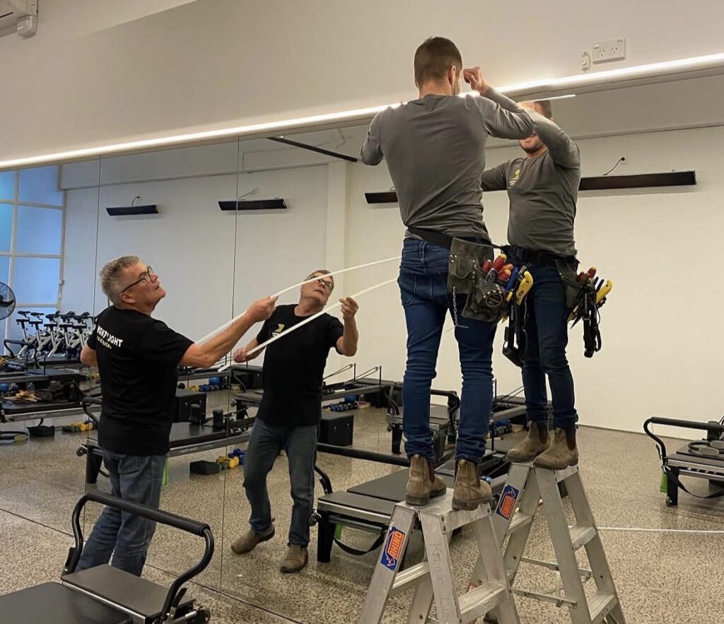 commercial gym electrical fitout - knight electrical solutions