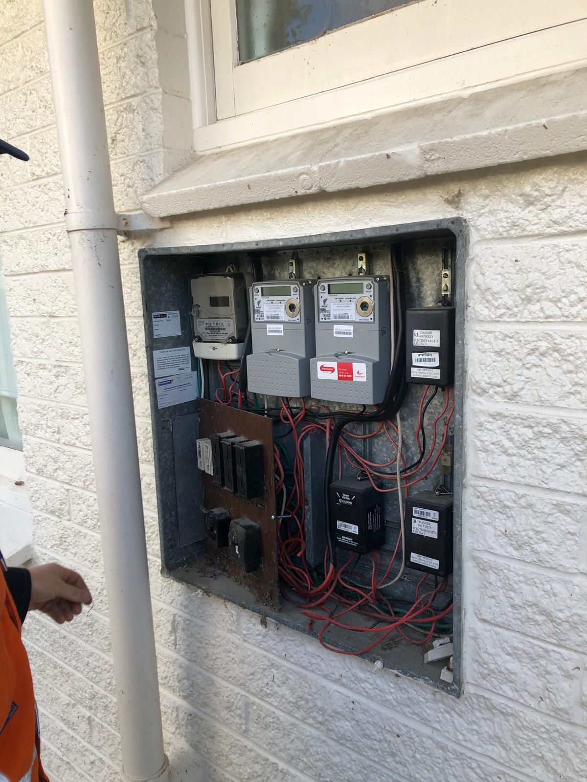Smart meter box upgrade by Knight Electrical Solutions